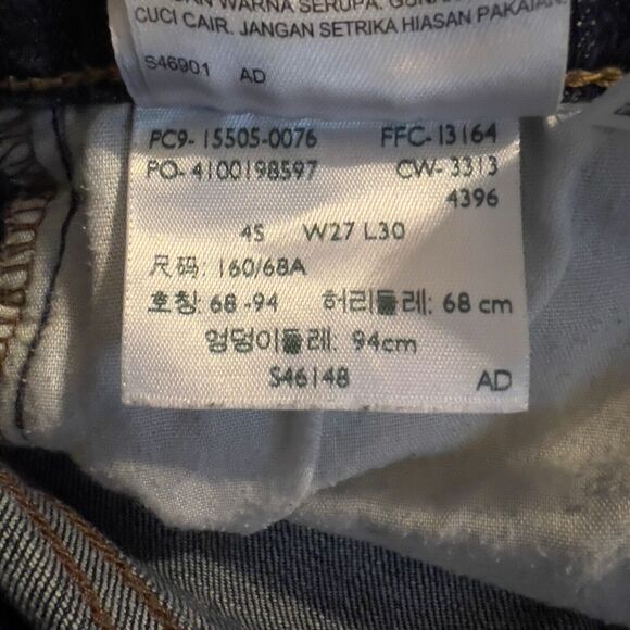 Levi Strauss bootcut 515 Jeans Size 27 X 30 Blue Jeans Woman’s Stretch - Picture 8 of 11